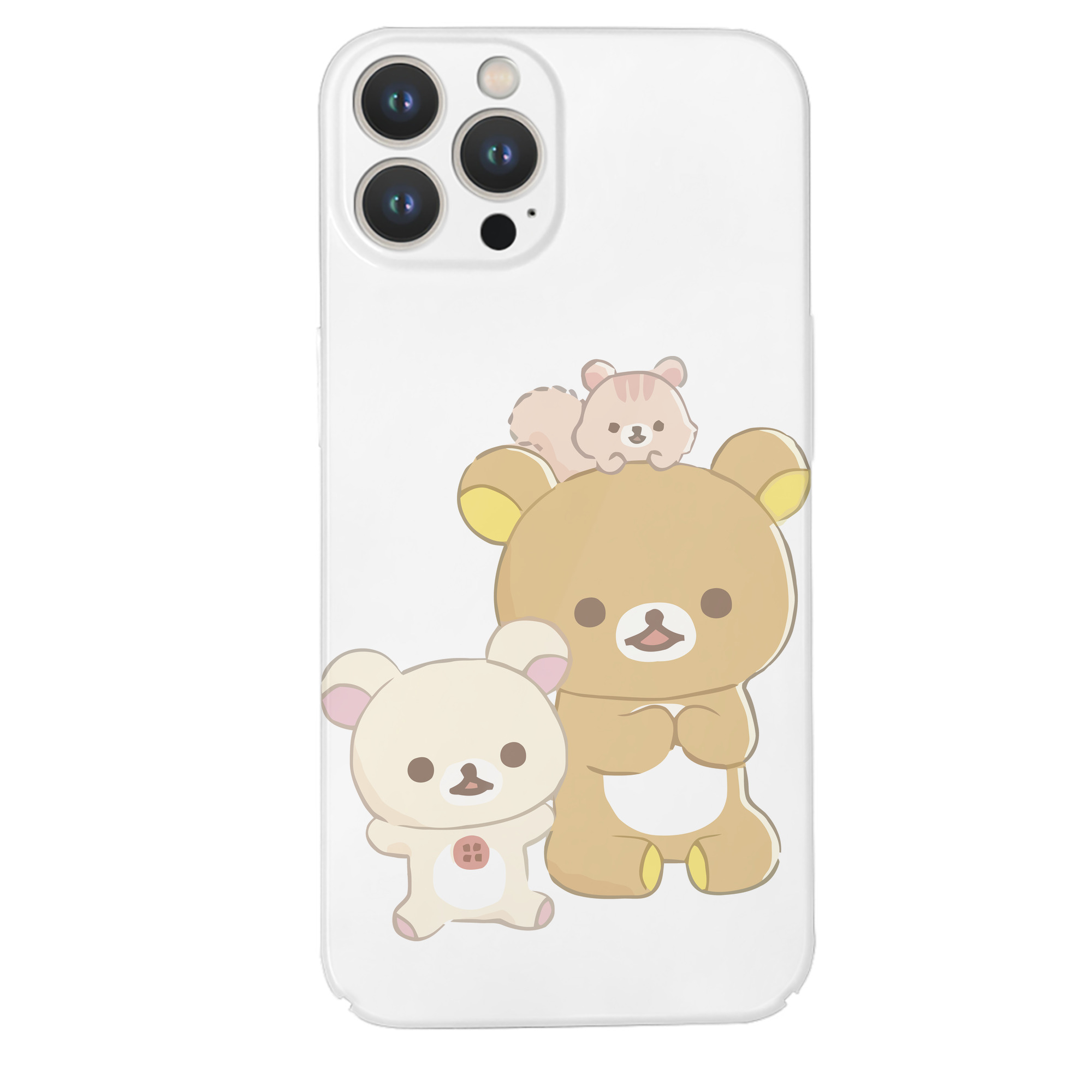 （画像用） リラックマ リラックマ キイロイトリ Rilakkuma Korilakkuma Kiiroitori 【iPhone 14シリーズ対応】ハードケース